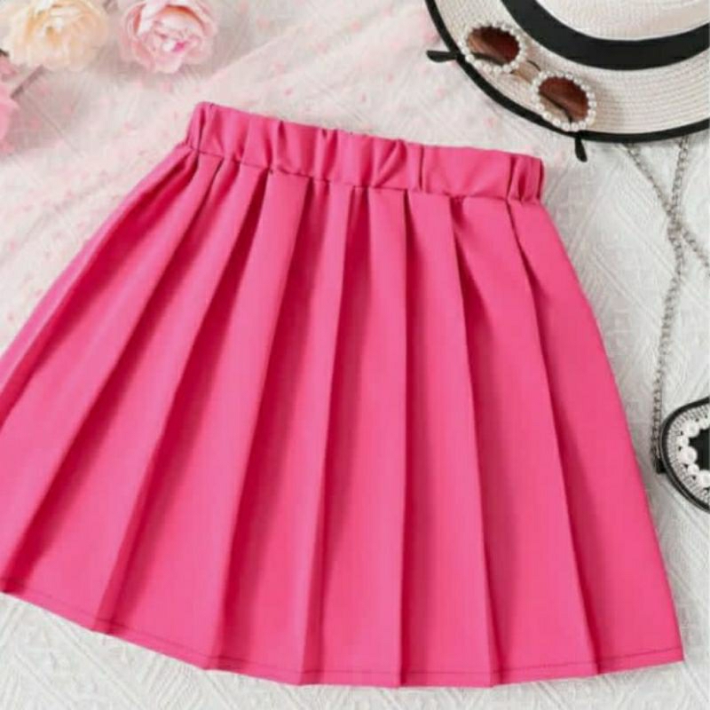 saia colegial infantil e juvenil kpop, anime, preta, branca, rosa e xadrez