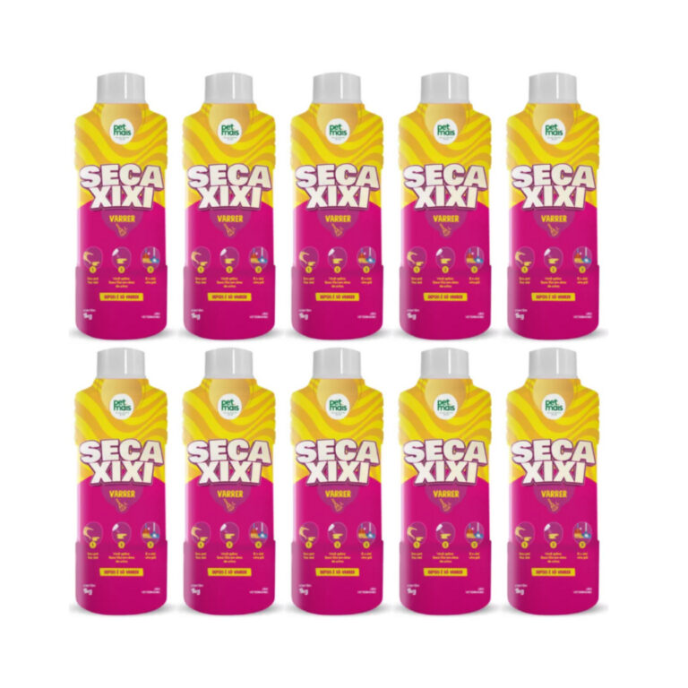 Kit 10 unidades de Seca Xixi Varrer 1kg Pet Mais &