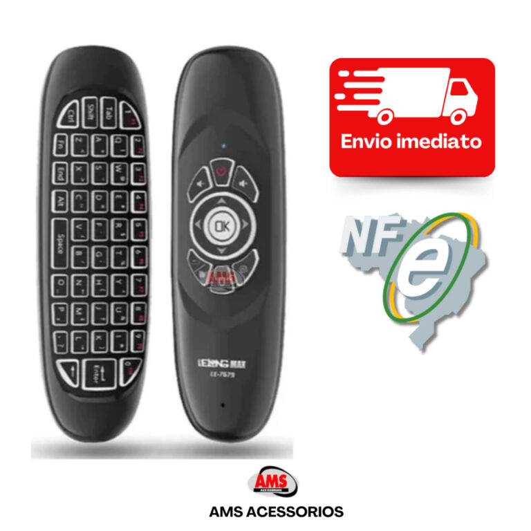 Controle Remoto Universal Pc/Tv 2.4 Bluetooth Curs