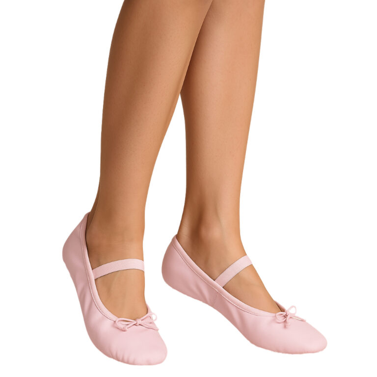 Sapatilha Para Ballet Couro Sintético Meia Ponta 