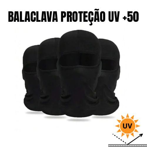 Touca Ninja Balaclava UV+50 Proteção Solar Térm