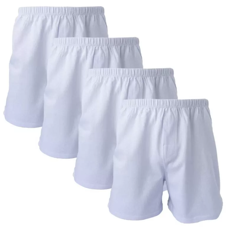 Kit 4 Samba canção pijama masculino 100% algodã