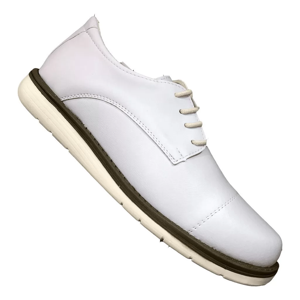 Sapato Oxford Masculino Emporium Boor Casual Branco