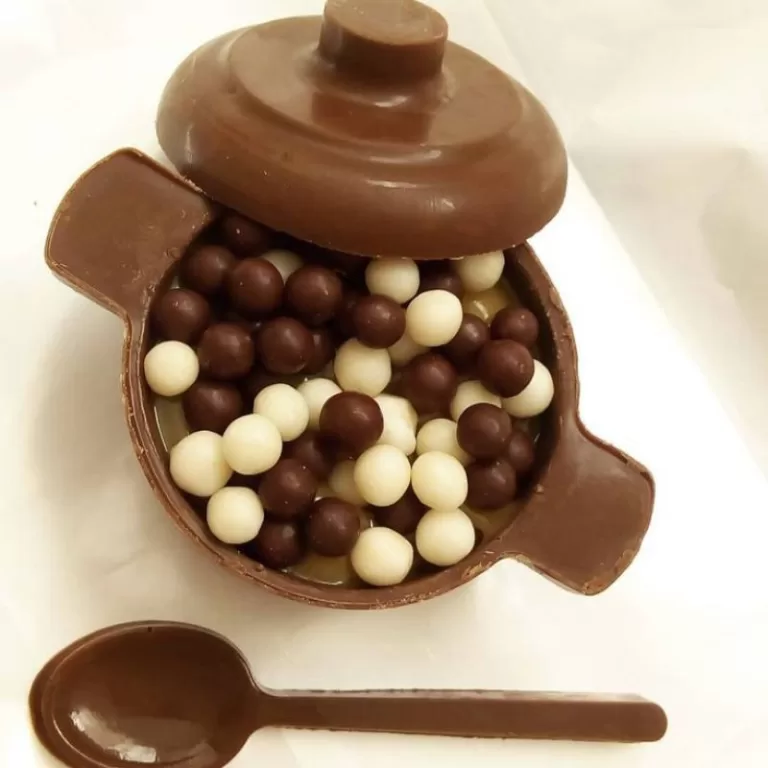 copinho de chocolate, panelinha 37g para chá de p