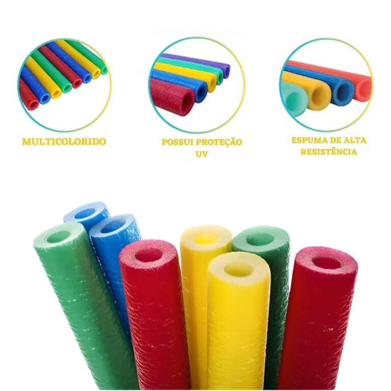 Kit 6 Isotubos Coloridos Para Cama Elástica Nacio