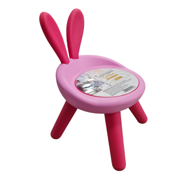 Cadeira Infantil Com Orelhinhas Em Varias Cores Pl