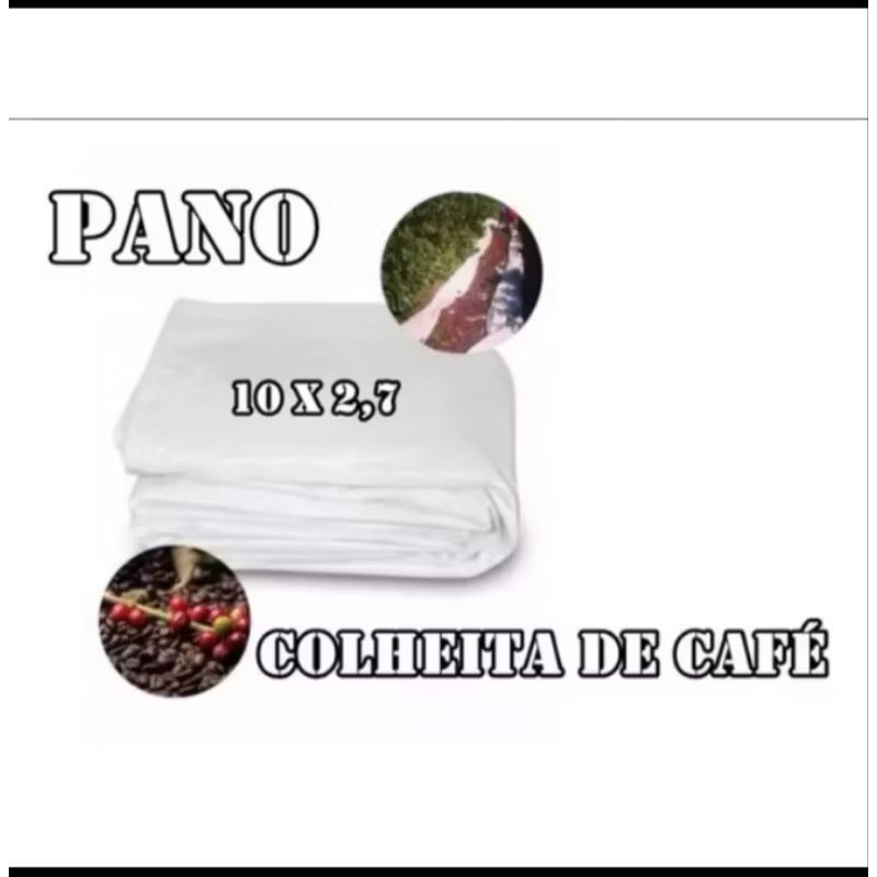 Pano Para Colheita De Café De Polietileno Tamanho 10×2.70
