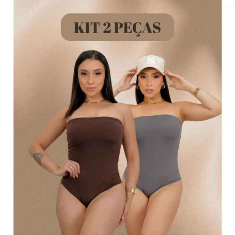 Kit 2 Body Bori Feminino Tomara Que Caia Suplex Fo