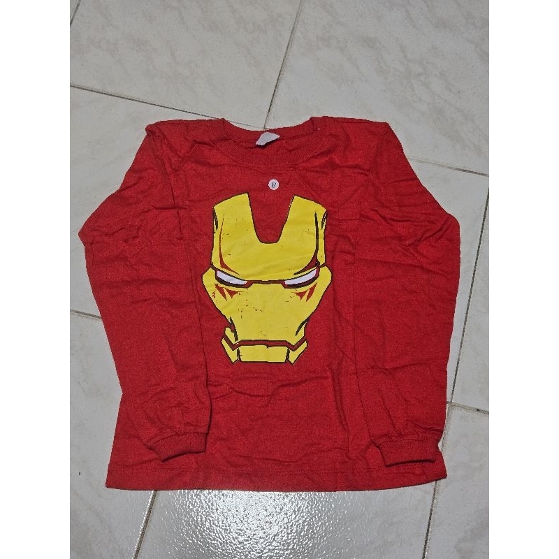camisa infantil homem de ferro tam 8 anos
