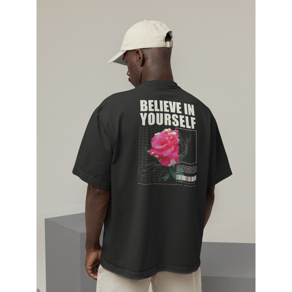 Camisa Camiseta Oversized Streetwear Masculino Algodão Estilo Urbano Treino  Preto e Off Whte Estamp