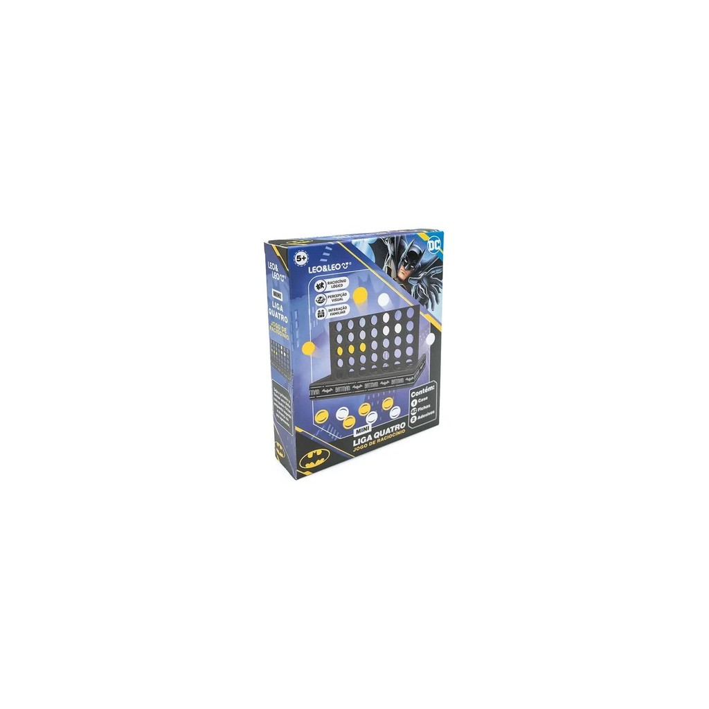 Mini Liga Quatro – Jogo De Raciocínio Batman –  LeoEleo