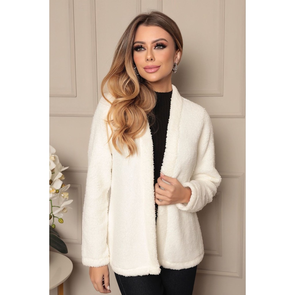 Casaco Feminino Teddy Lanzinha We Happy 957 Inverno