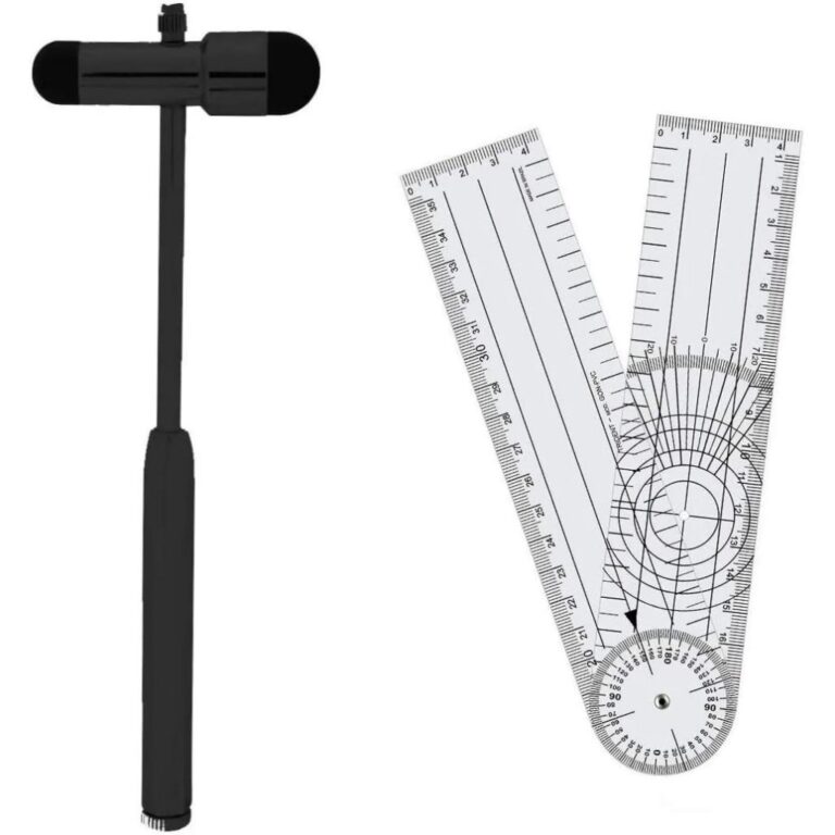 Kit Martelo MD De Reflexo Buck Black + Goniômetro