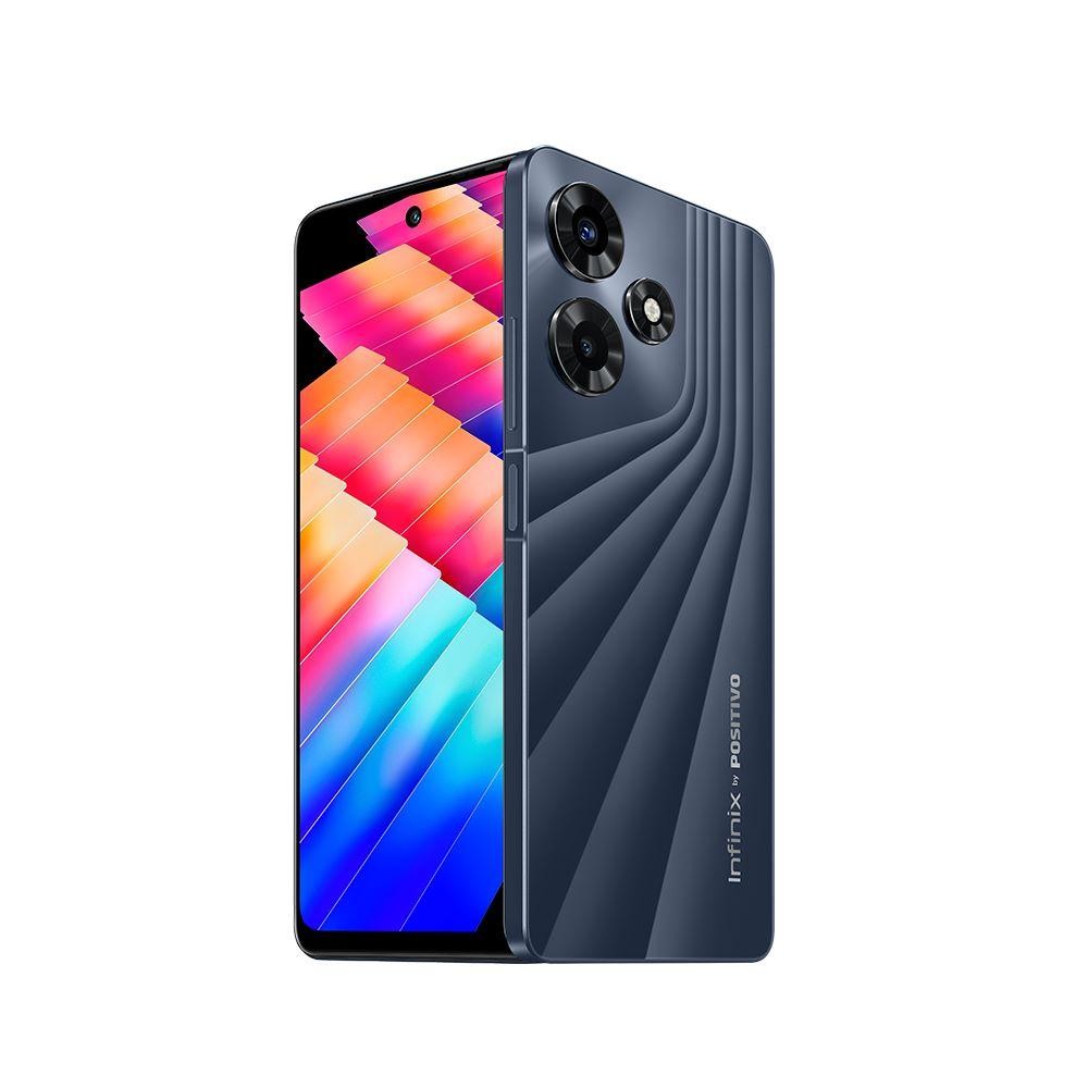 Smartphone Infinix Hot 30 8GB RAM  256GB Câmera Dupla 50MP Tela 6,78 FHD+ Dual Chip – Preto