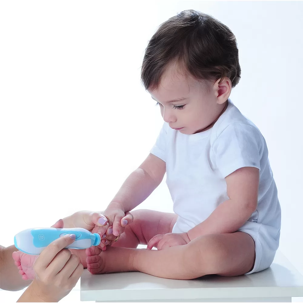 Lixa Elétrica Pimpolho para Unhas de Bebê  Segura e Prática