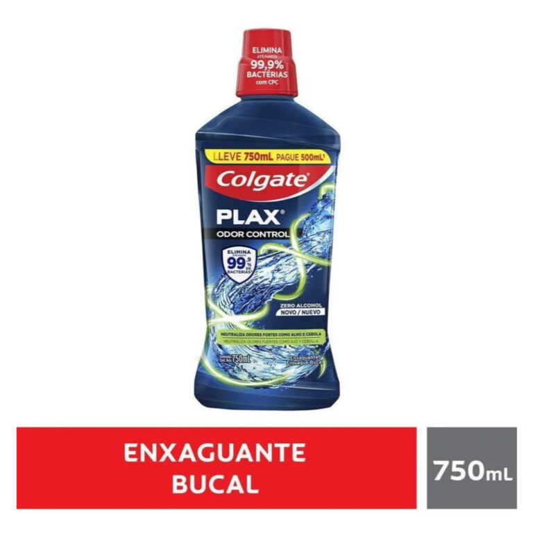 Enxaguante Bucal Colgate Zero Ácool Plax Odor Con