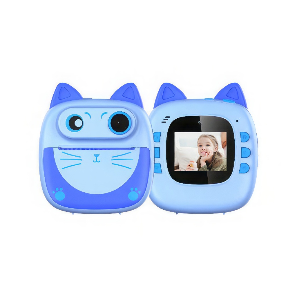 Câmera Instantânea De Impressão Térmica Impressora Para Crianças Vídeo Fotografia MEGGAFLEX