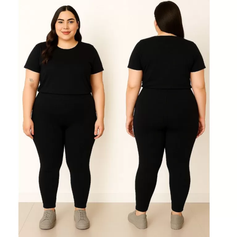 Calça legging leg feminina suplex grossa cintura 