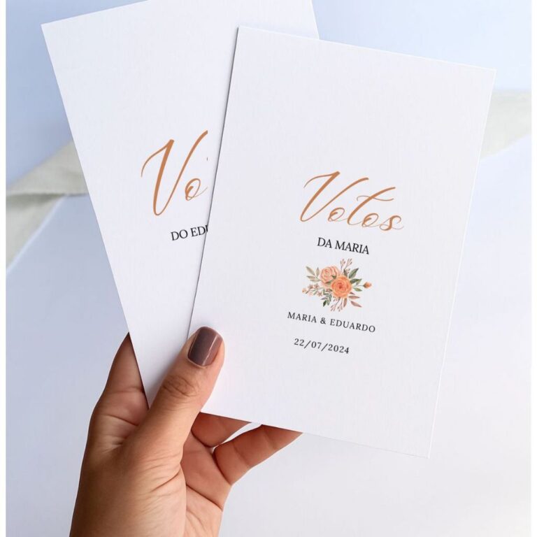 Par de Cadernos de Votos Para Casamento do Noivo e