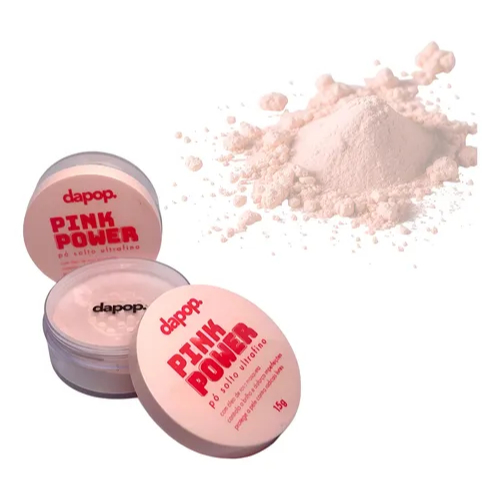 Pó Solto Ultrafino Rosa Mosqueta Pink Power 15g &