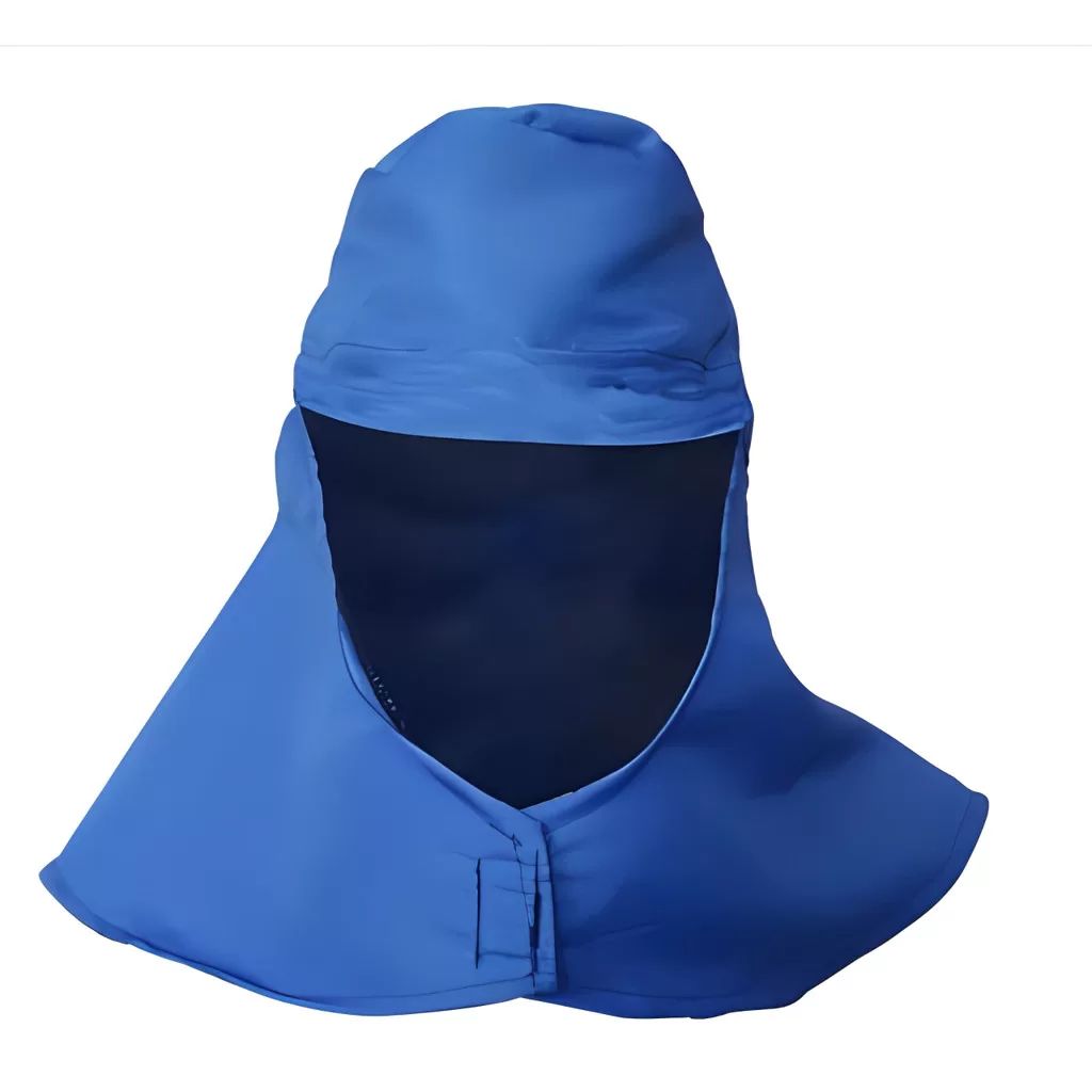 Touca Árabe Mundial Safety Brim Soldador Velcro Azul