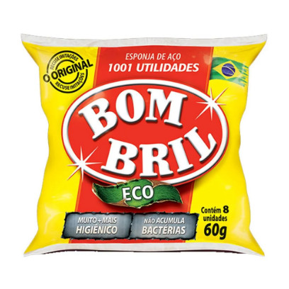 Esponja de Aço C/8un – BOMBRIL