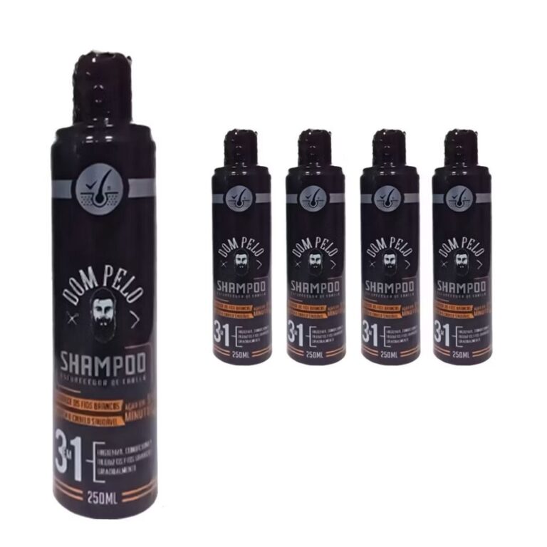 KIT Shampoos Escurecedores Dom Pelo 250ml Reduz Fi