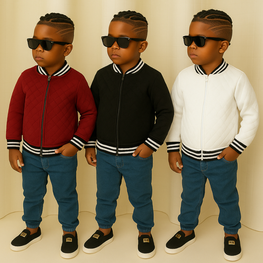 Jaqueta Bomber infantil Juvenil Meninos ziper masculina infantil 02 ao 16 blusa de frio quentinha