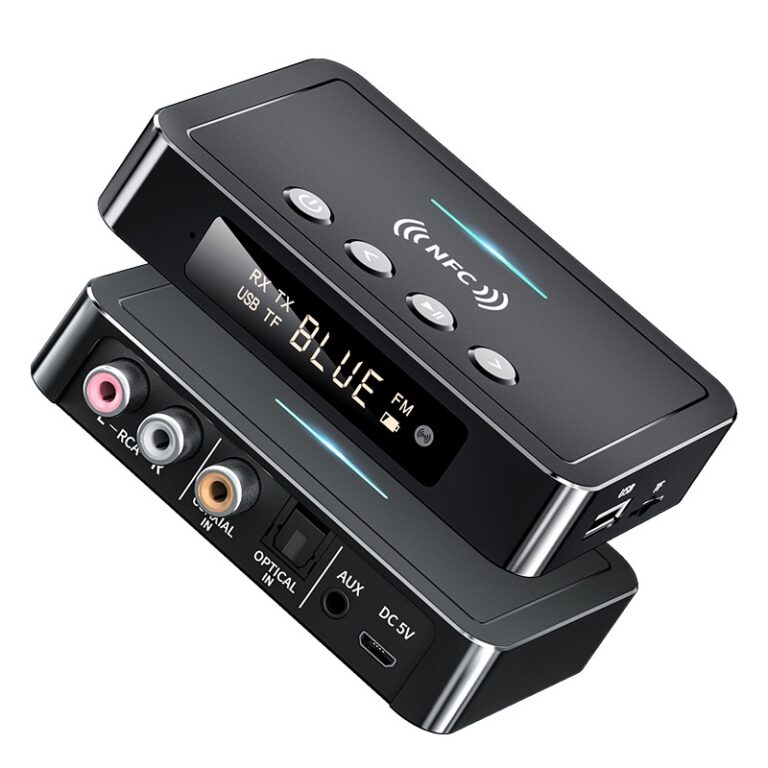 Receptor Bluetooth NFC 5.4Transmissor FM 3 Em 1 Ad