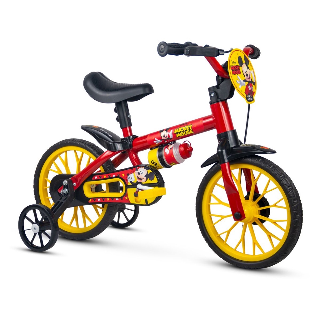 Bicicleta Bicicletinha Infantil Mickey Aro 12 – Nathor