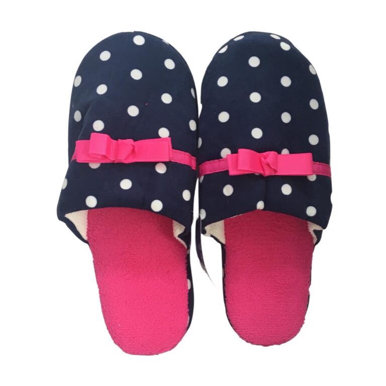 Gasf Pantufa Feminina Tecido Poá 1004 Chinelo De 