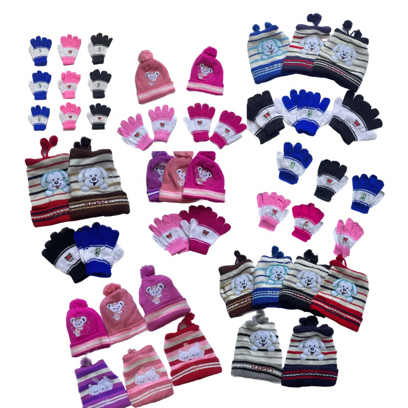 Touca Gorro + Luva Infantil Imperdivel