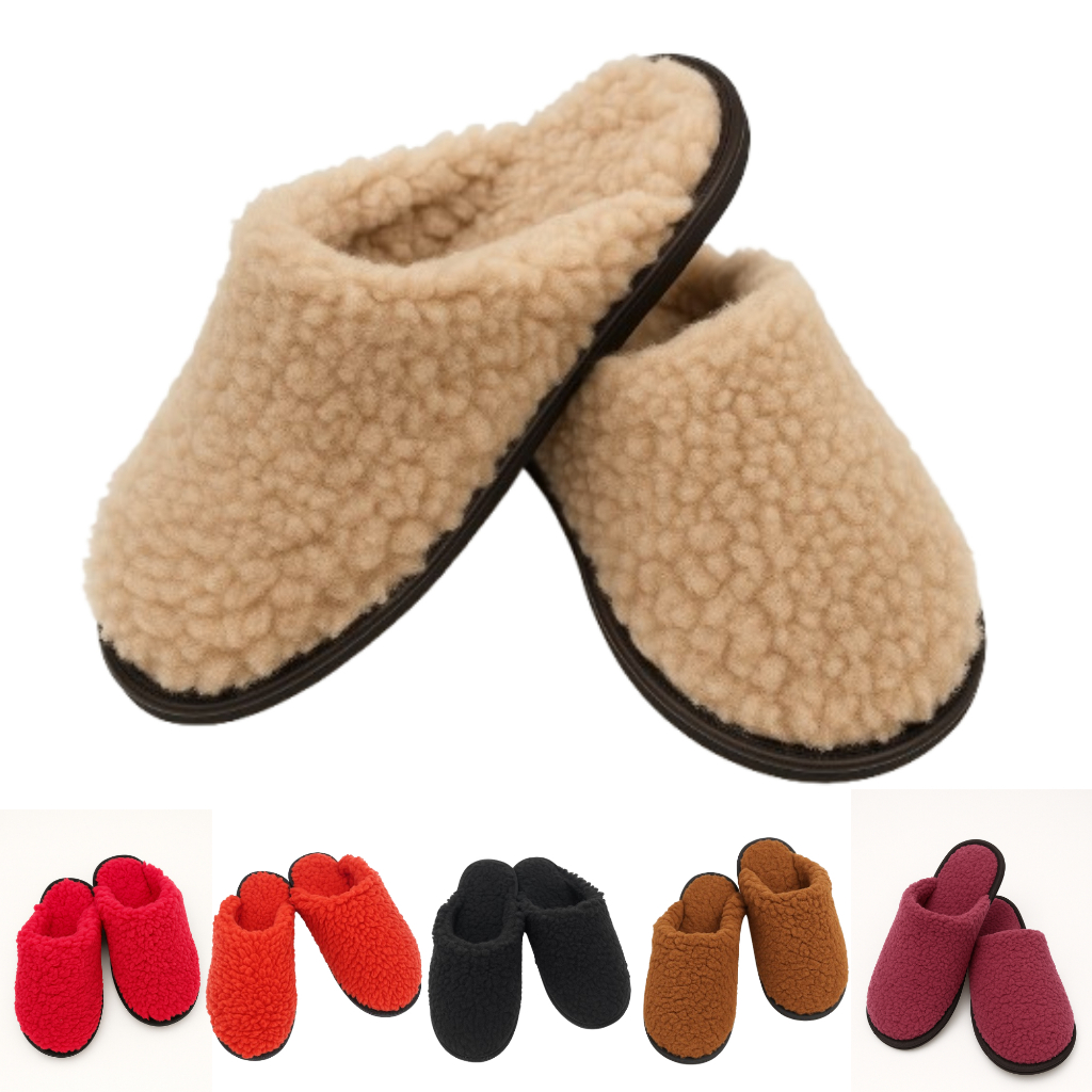 Pantufa feminina Peluciada Comfort diversas cores – Chinelo De Inverno – pantufa masculina