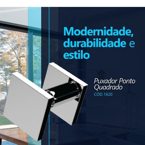 Puxador quadrado para Box/porta de vidro de Banhei