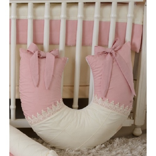 Almofada Amamentar Menina Sofia Rose Blush 100% Al