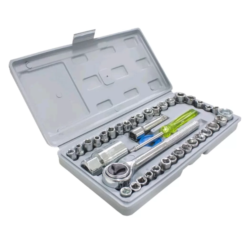 Jogo Conjunto Chave Catraca Com Soquete Reversível Reforçado