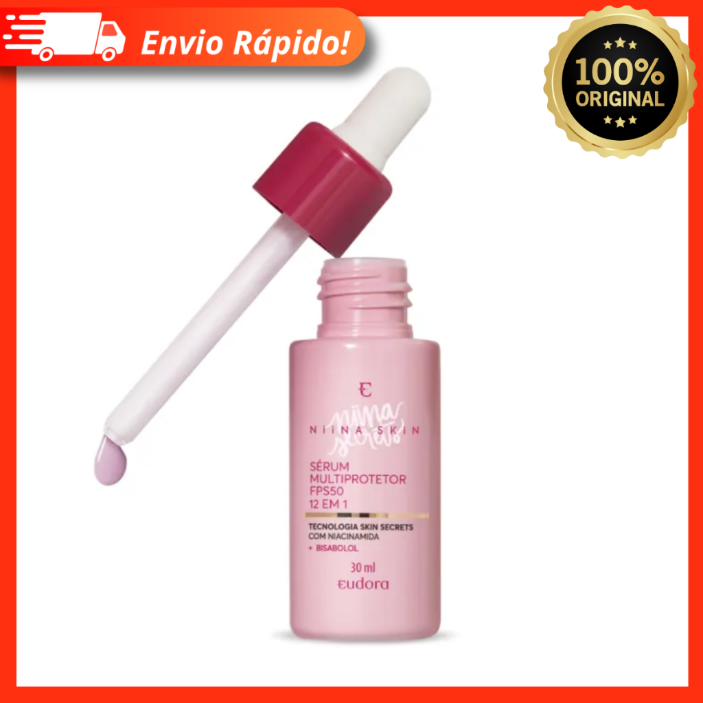 Sérum Facial Multiprotetor 12 em 1 Niina Secrets Skin – Eudora