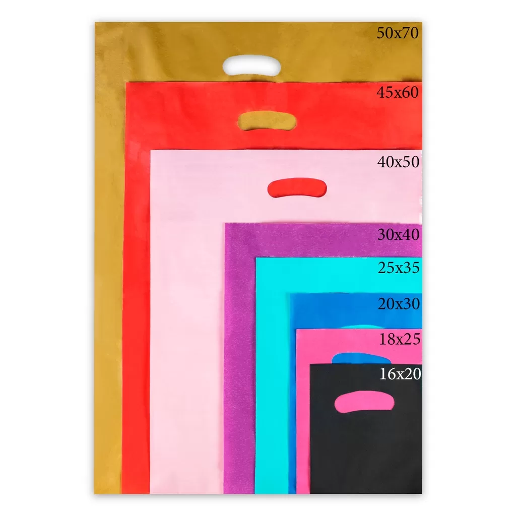 Sacola Plástica 50×70 1kg Modelo Boca de Palhaço para Embalagens