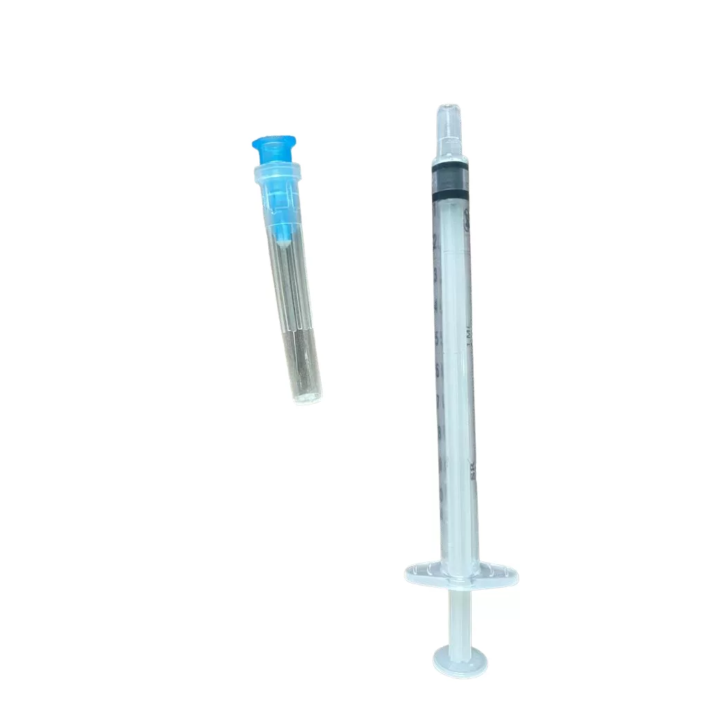 Seringa de Insulina Hipodérmica Estéril 1ml c/ Agulha Fixa 25×0,6 23 G – Cx c/100