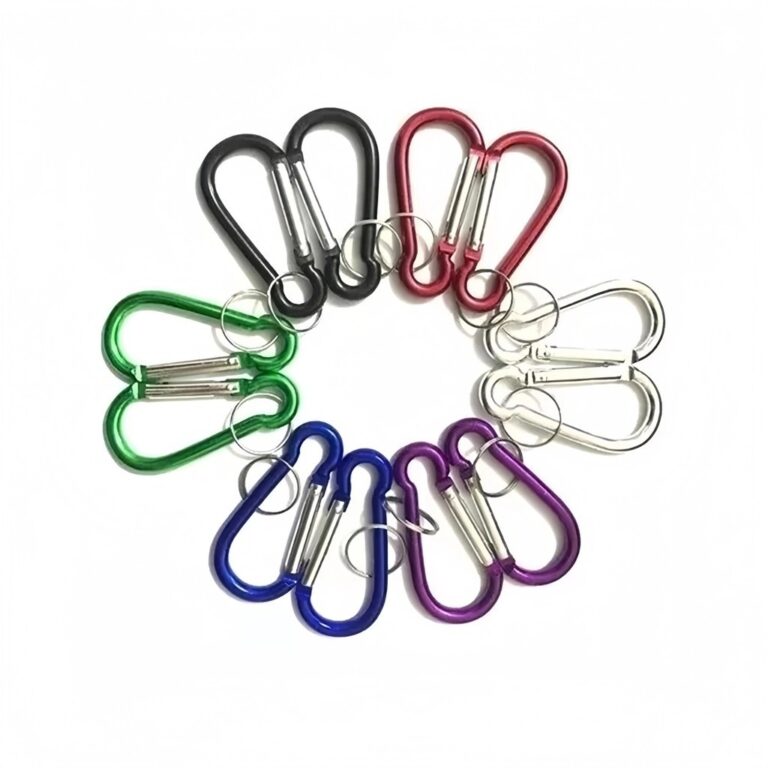 Chaveiro Mosquetão Kit Com 12 Peças Médio Color