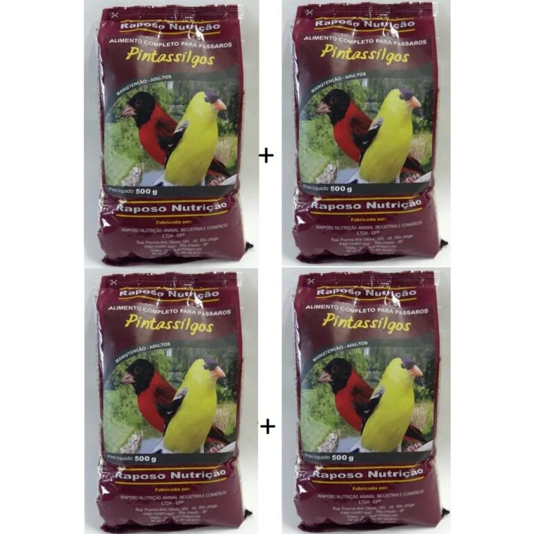 4 Alimento Completo Para Pintassilgo – 500 G