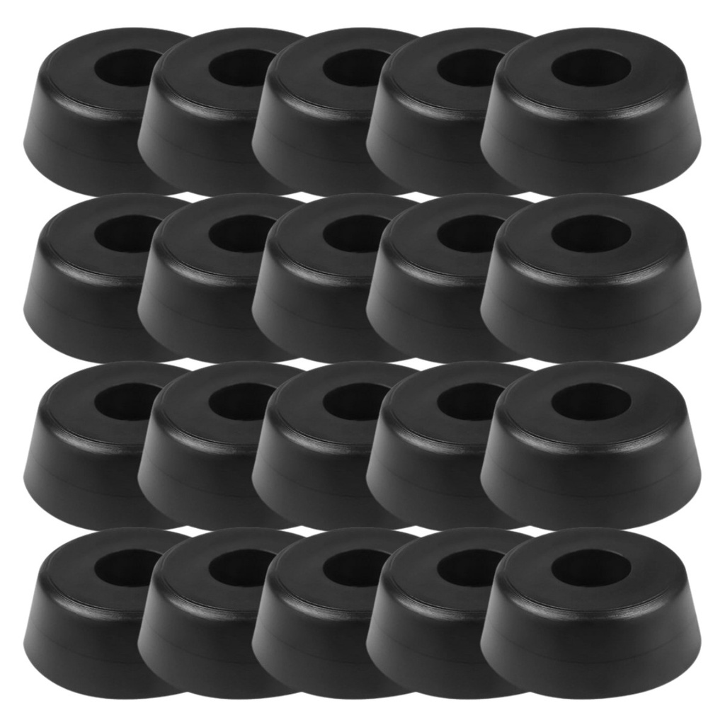 50 Pé De Borracha Pvc Grande P/ Caixa De Som Case Batente