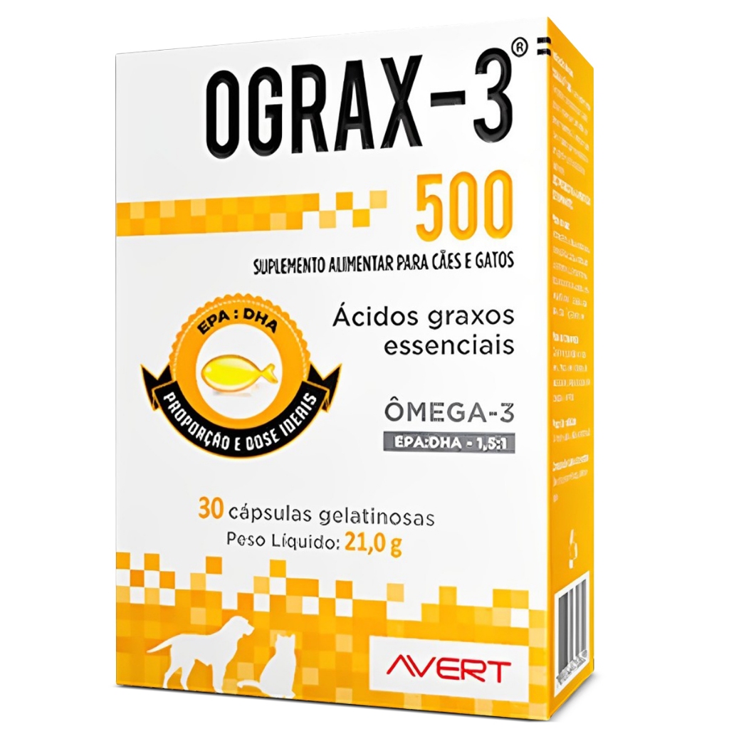 Ograx3-500 Mg EPA e DHA 30 Capsulas