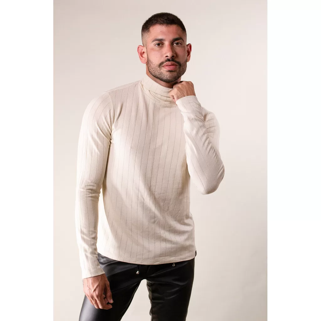 Blusa Masculina JotaVê Malha Canelada Gola Cacharrel