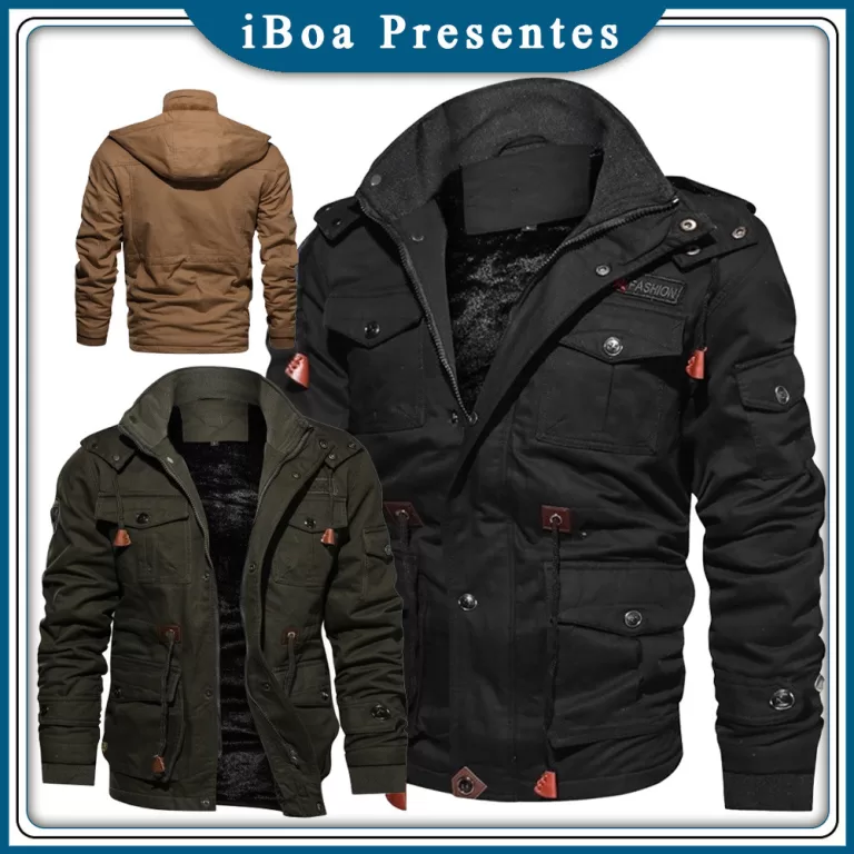 Casaco Masculino Com Capuz Outono Inverno Jaqueta 
