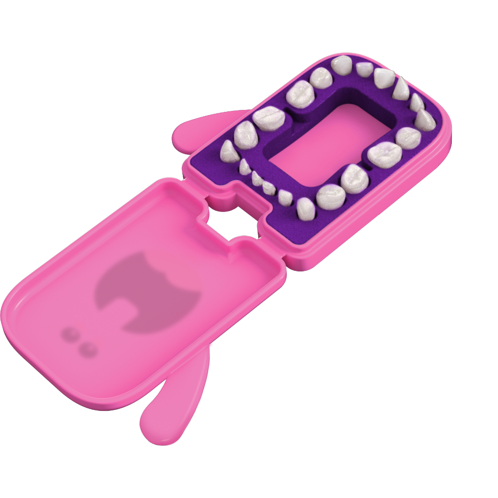 Álbum Dental Para Dentes de Leite – Caixa Organizadora de Dente Decíduo – Coleção Bebe e Saúde Bucal