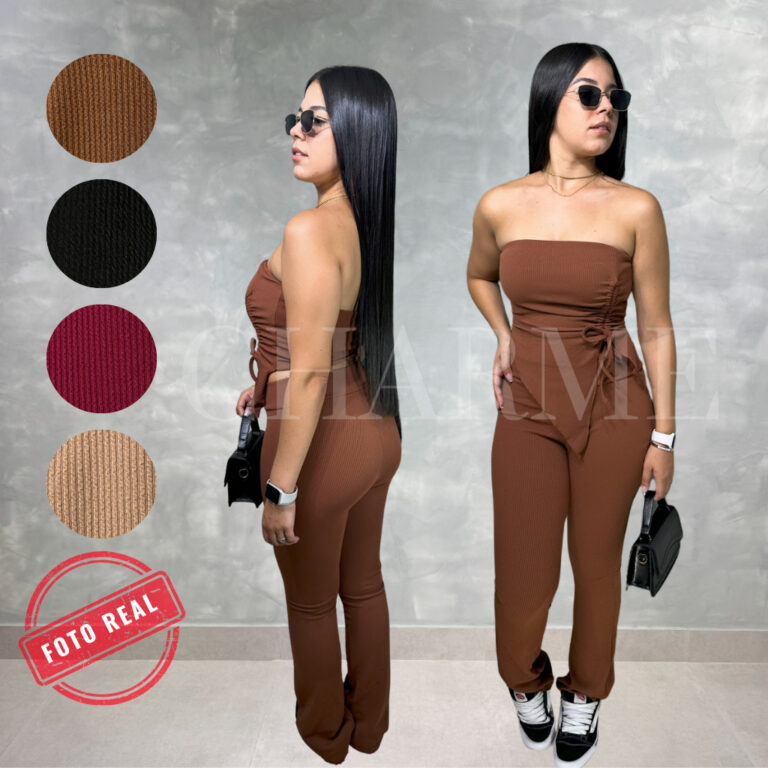 Conjunto Feminino Anarruga – Calça Flare + 