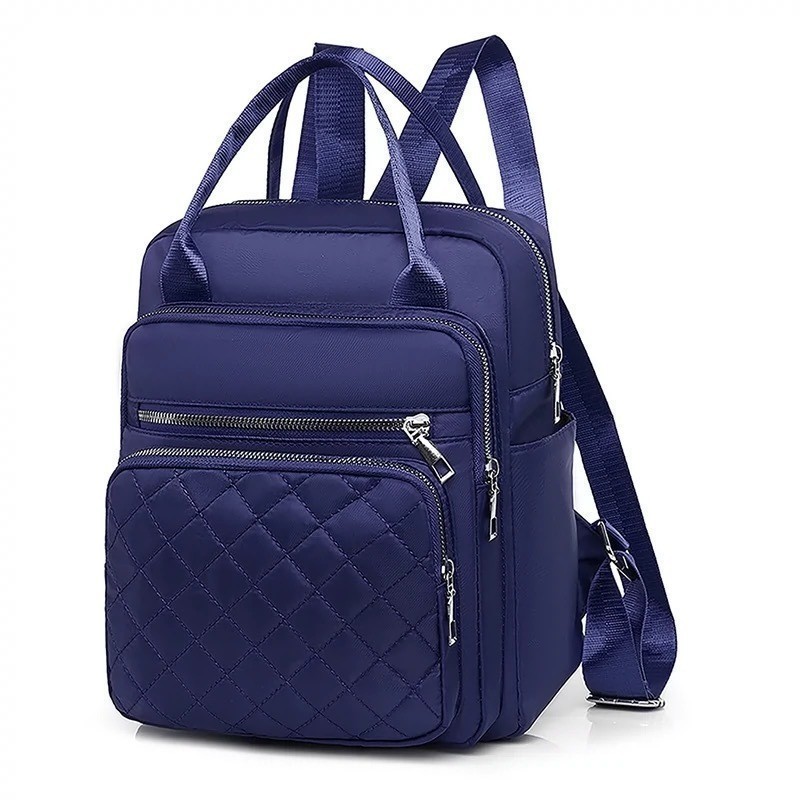 Mochila Feminina para Viagem Casual à Prova dÁgua em Oxford, Se Torna Bolsa de Mão Alex