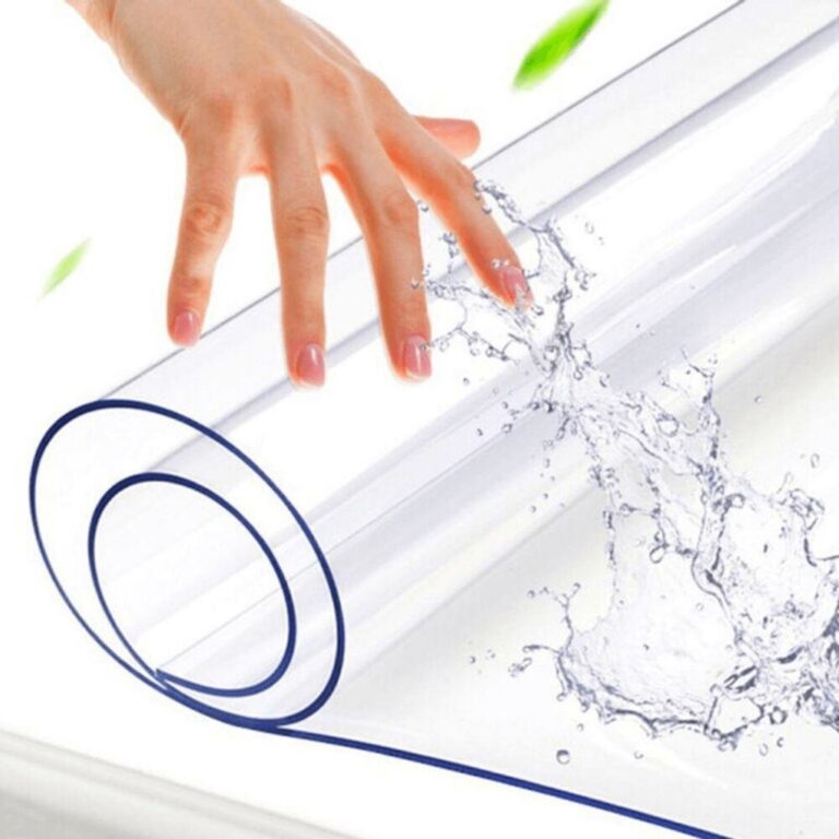 Toalha de mesa de plástico transparente grossa 4 