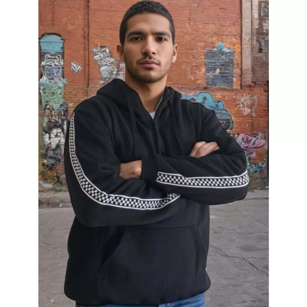 Blusa de Moletom Adulto com Capuz e Bolso Canguru